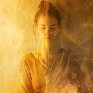 gloriakraft_A_photorealistic_symbolic_image_of_a_woman_half_in__0fd55669-87e0-4a77-aeb0-d19cc4641233